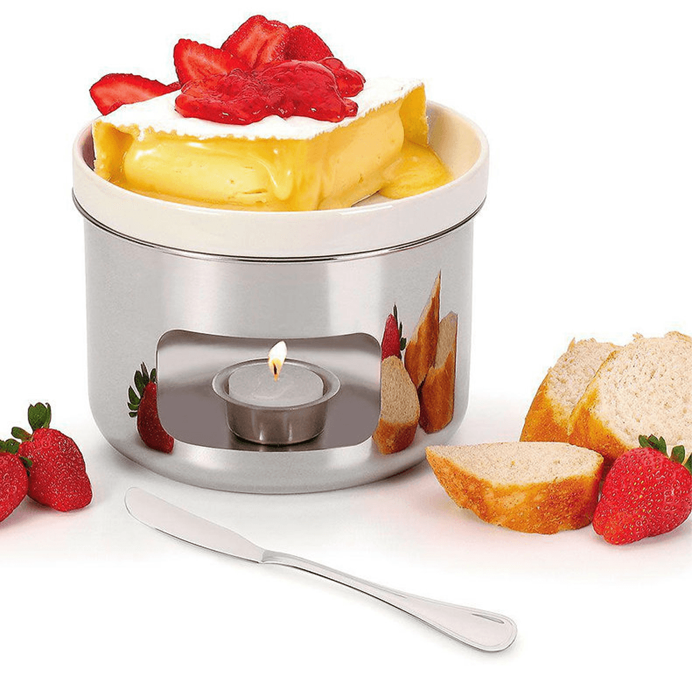 FONDUE QUEIJO BRIE DE PORCELANA 24CM
