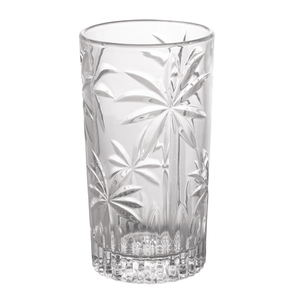 COPO LONG DRINK PALM TREE 330ML DE CRISTAL COM 6