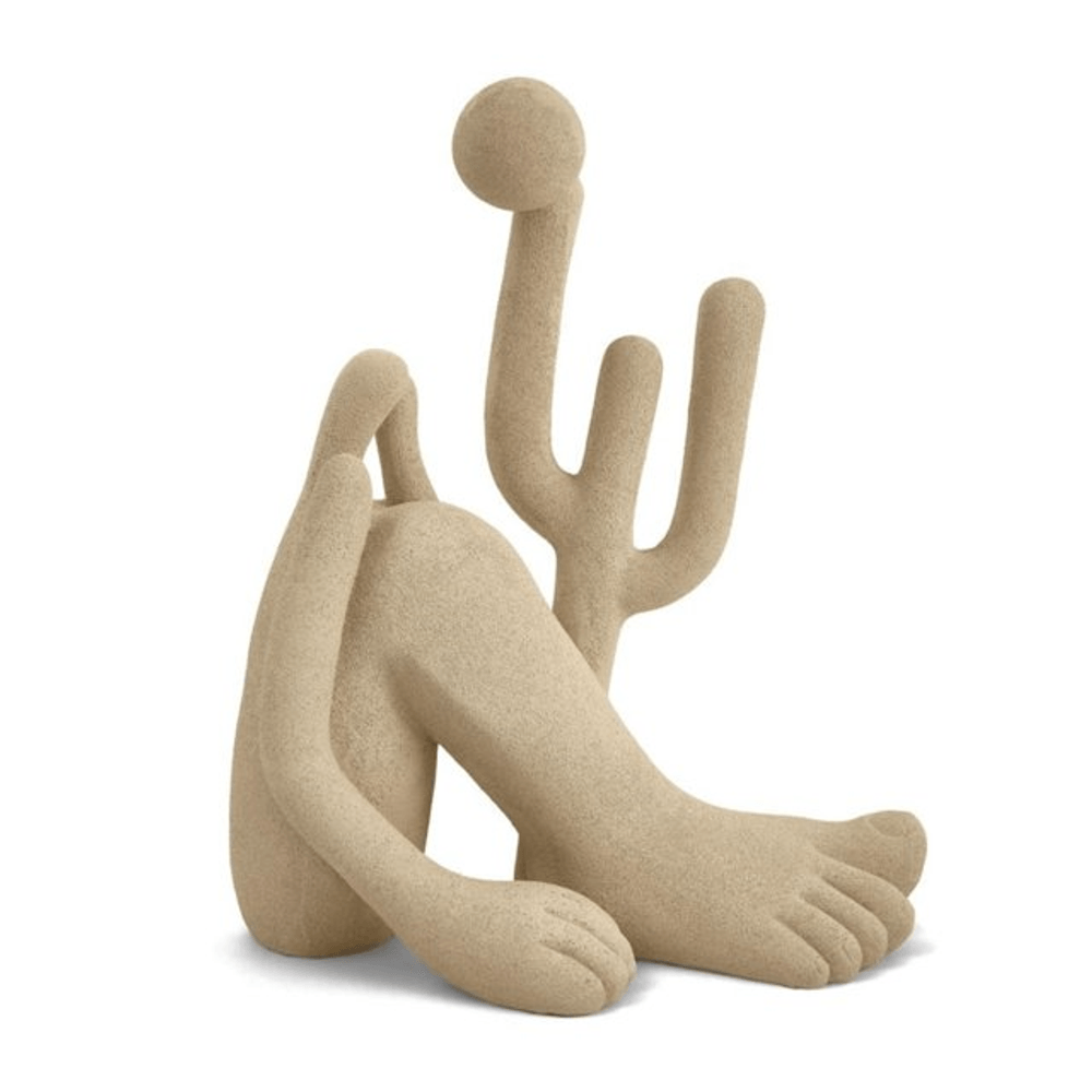 ESCULTURA MULHER NO SERTÃO DE POLIRESINA 32CM