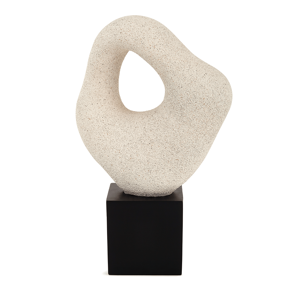 ESCULTURA POLINÉSIA DE POLIRESINA 32CM