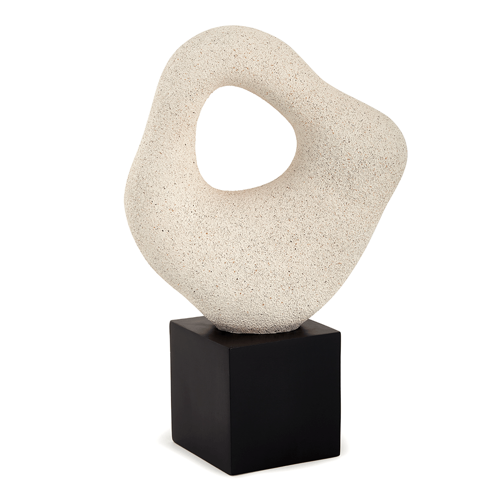 ESCULTURA POLINÉSIA DE POLIRESINA 32CM