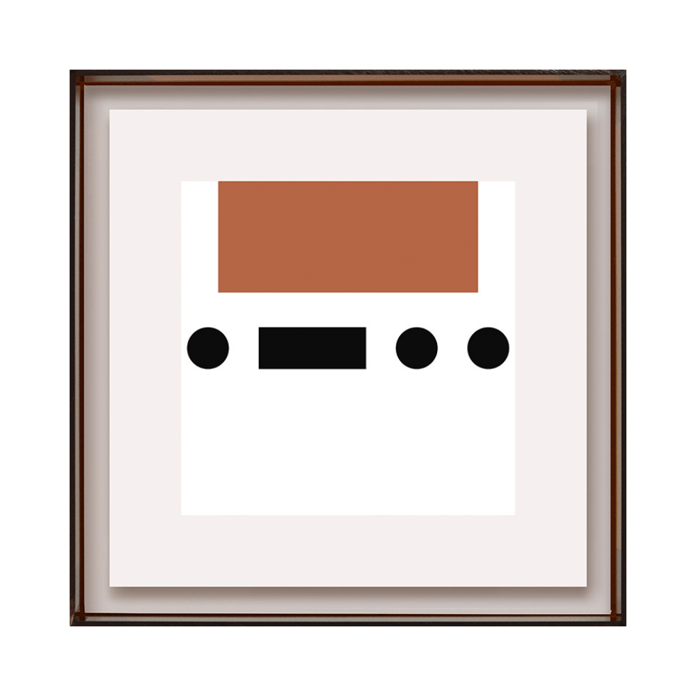 QUADRO FORMATO DE ACRÍLICO 35CM