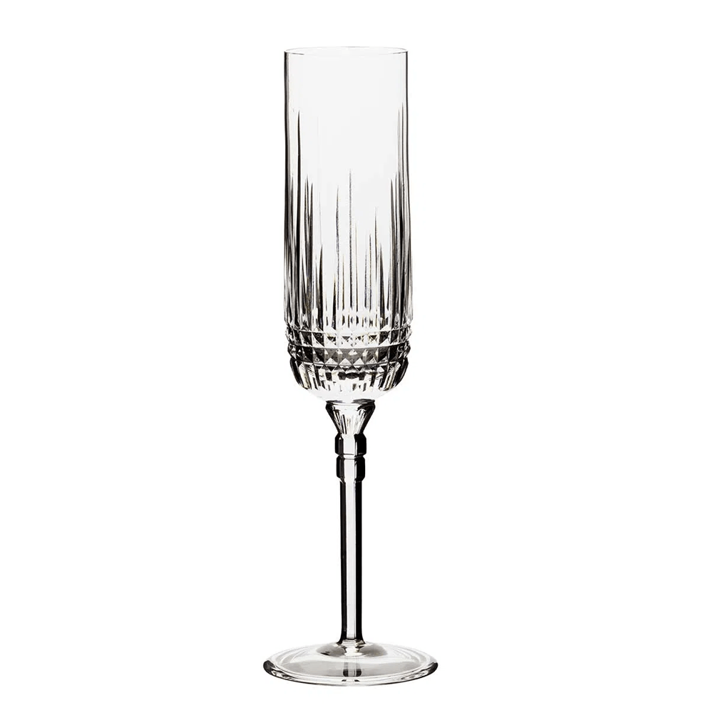 TAÇA DE ESPUMANTE VERANEIO DE CRISTAL 200ML COM 6 STRAUSS