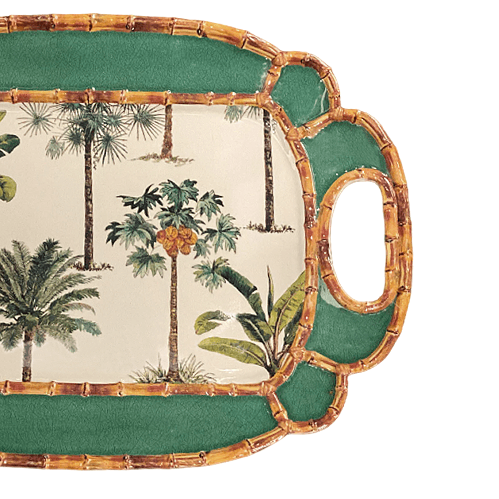 BANDEJA BORDA BAMBU DE MELAMINA 50X36CM