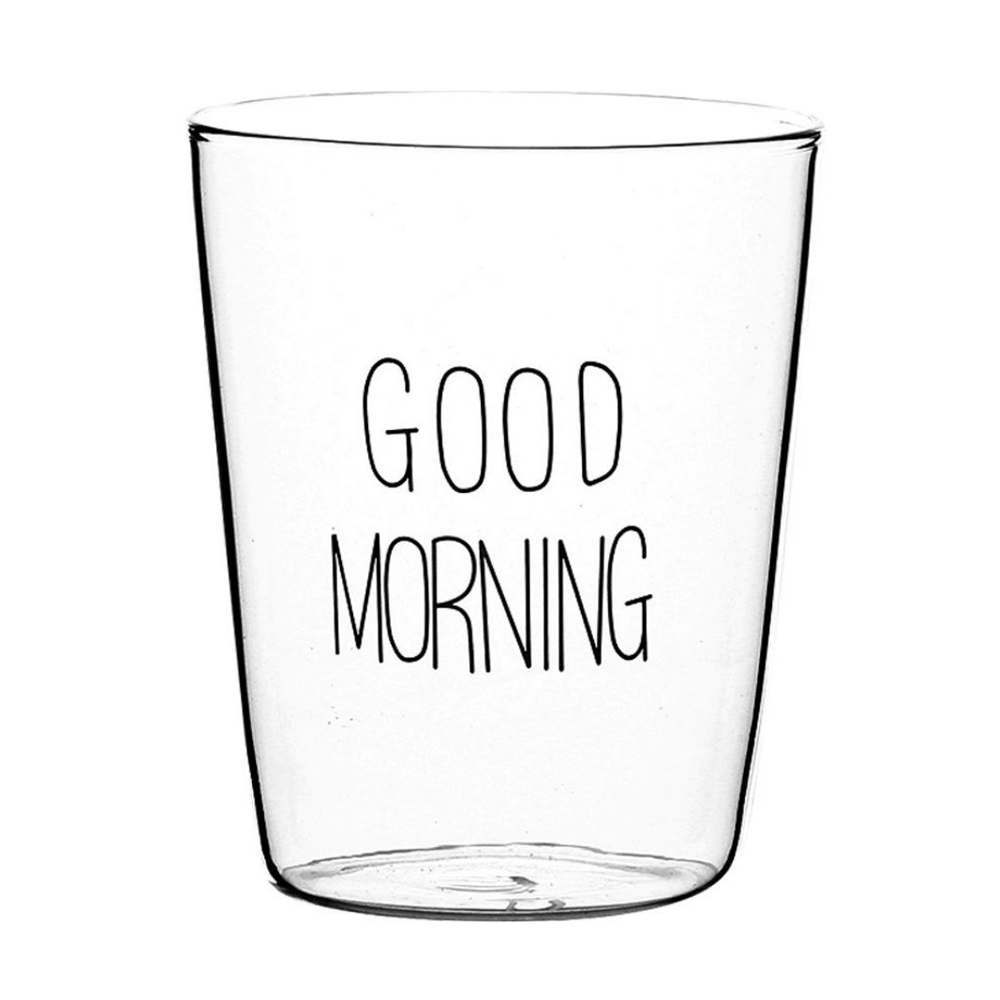 COPO GOOD MORNING DE VIDRO 430ML