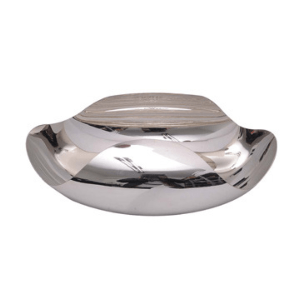 BOWL ONDULADO DE PRATA 21CM