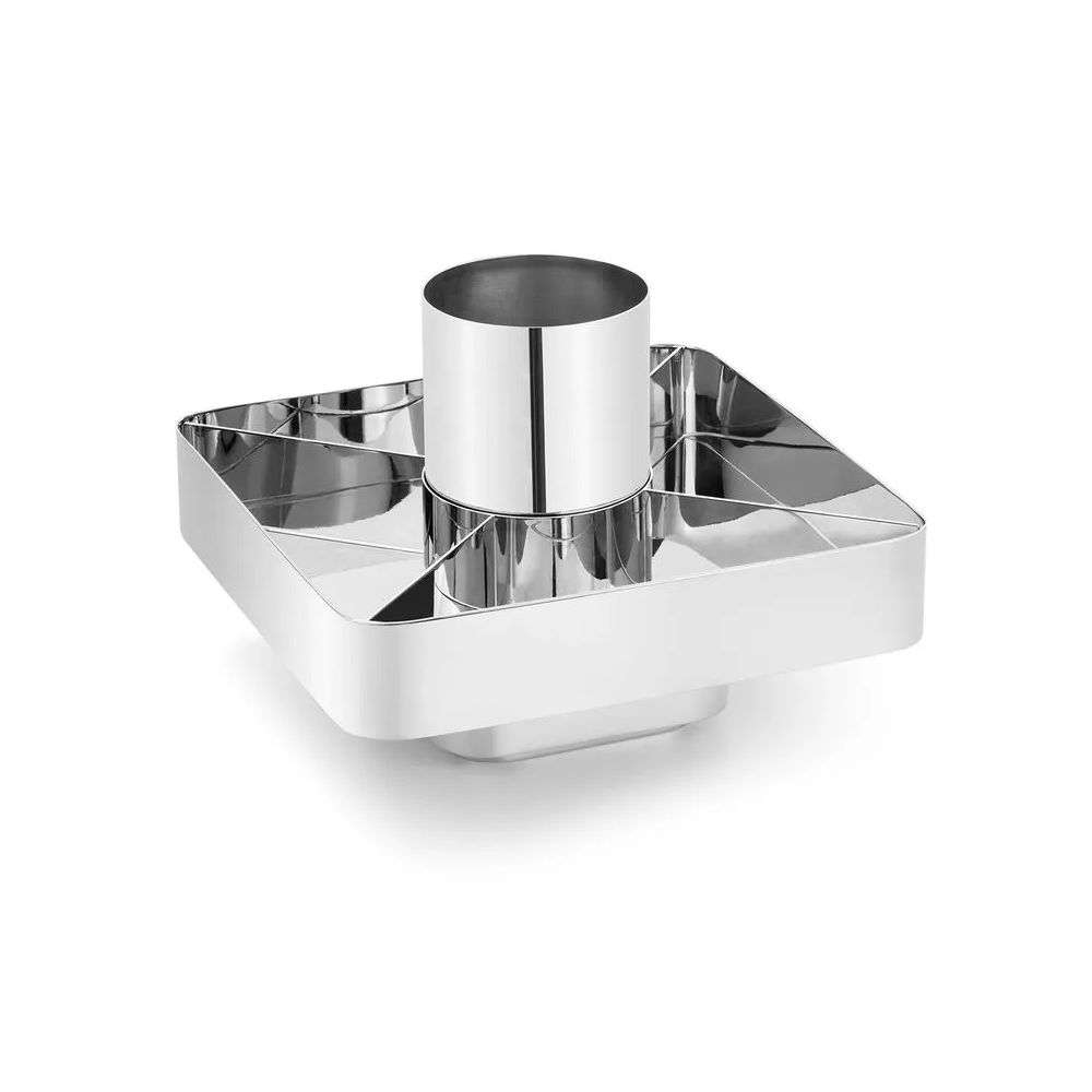 CENTRO DE MESA FRAGMENTOS DE PRATA 30CM ST JAMES