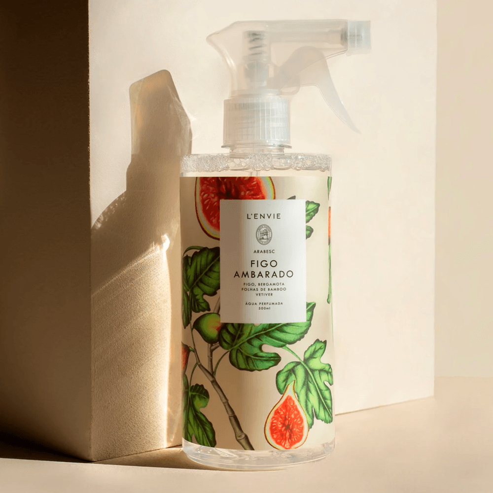 ÁGUA PERFUMADA FIGO AMBARADO 500ML LENVIE