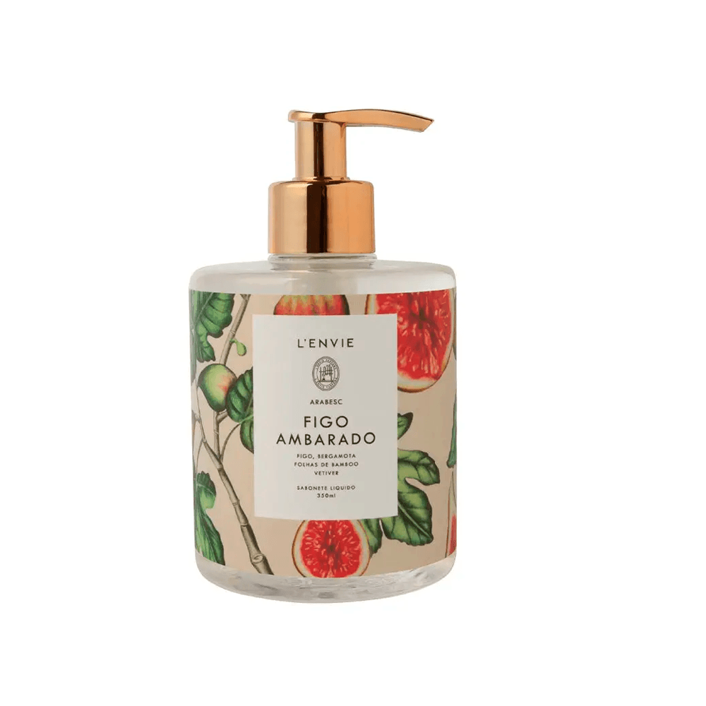 SABONETE LÍQUIDO FIGO AMBARADO 350ML LENVIE