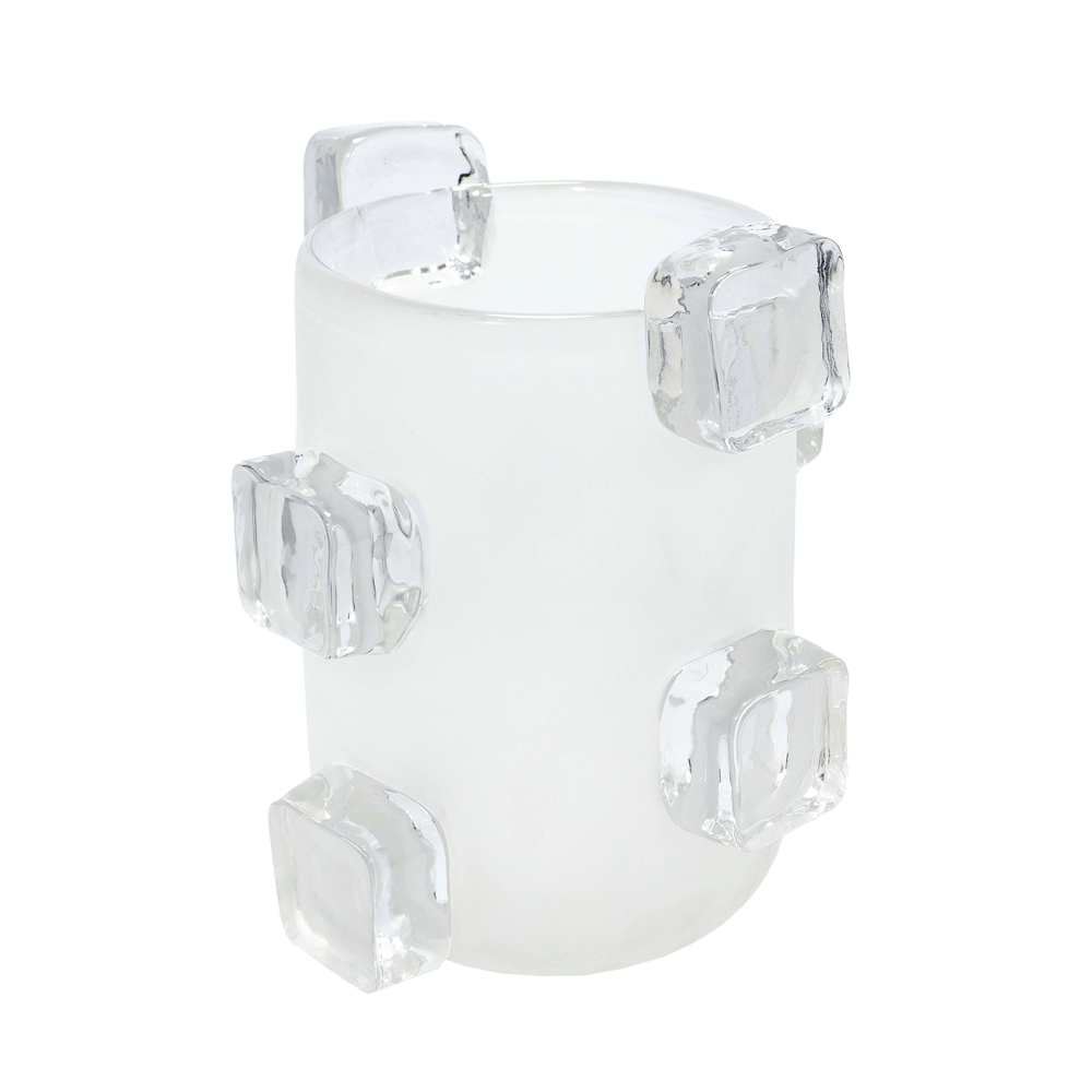 VASO ICE CUBES DE VIDRO 25CM