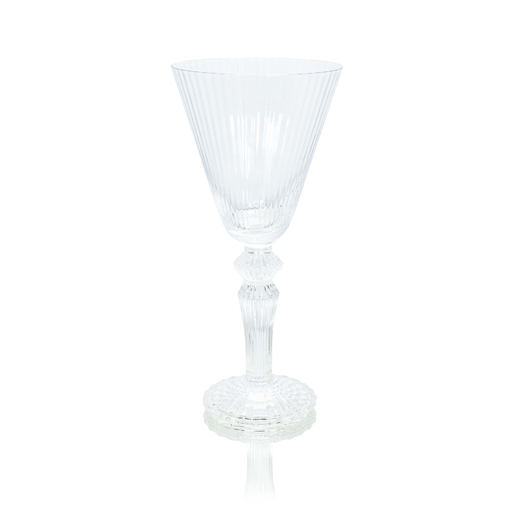 TAÇA DE AGUA DE VIDRO 24CM COM 6