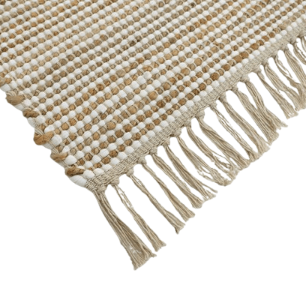 TAPETE HUBLI DE JUTA E ALGODÃO 3,00M X 4,00M