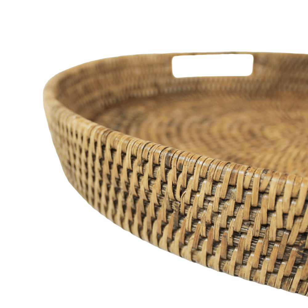 BANDEJA PHUKET DE RATTAN 48CM