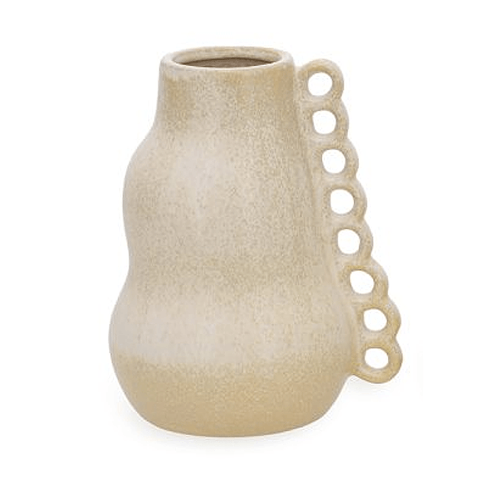 VASO ALÇAS DE CERÂMICA 23CM