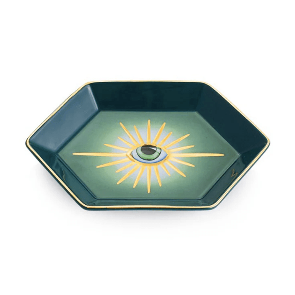 PRATO EYE RELEVO DE CERÂMICA 17CM