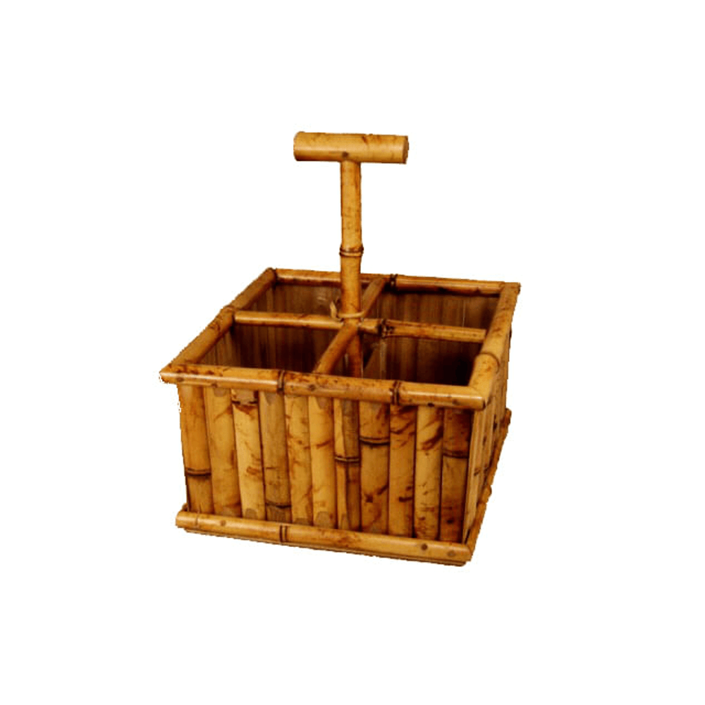 PORTA TALHER DE BAMBU 26CM