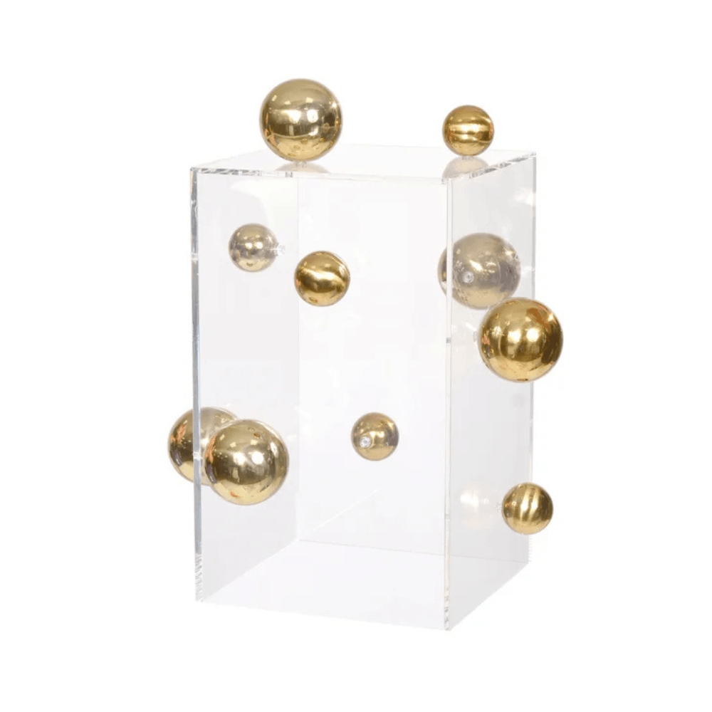 ESCULTURA BALL CAIXA DE ACRÍLICO 26CM