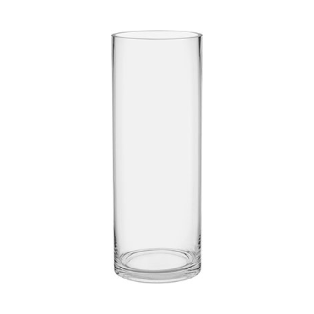 VASO ALTO PLAIN DE VIDRO 40CM