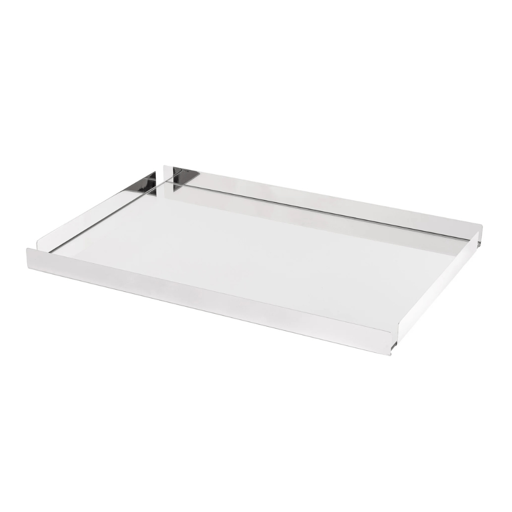 BANDEJA PARA BAR DE PRATA 50X36CM