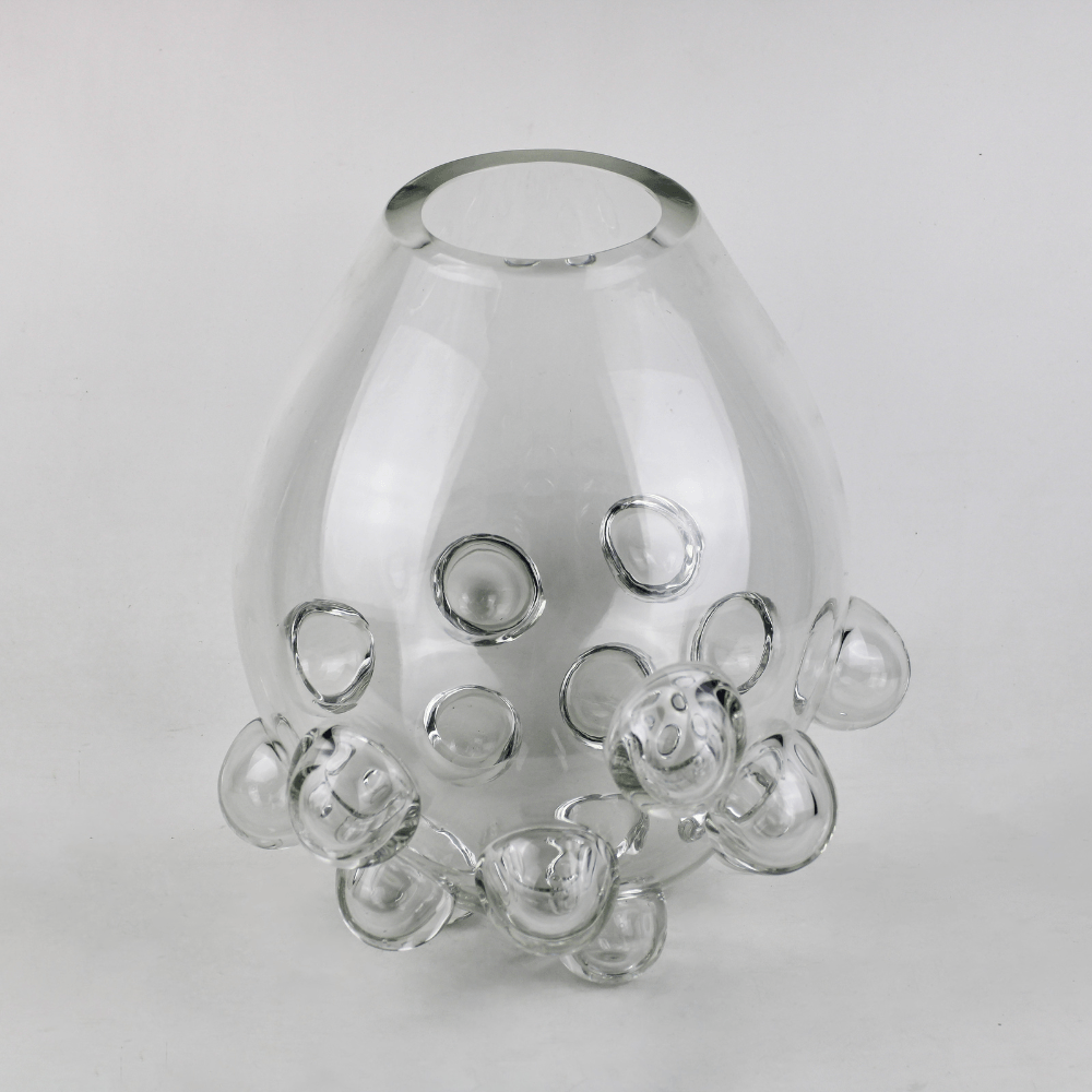 VASO CHANFRADO DE CRISTAL 46CM