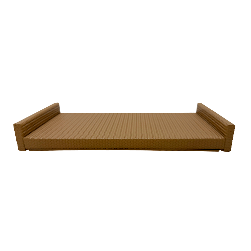BANDEJA PARA BAR TRESSE ASPEN DE COURO 17X30CM