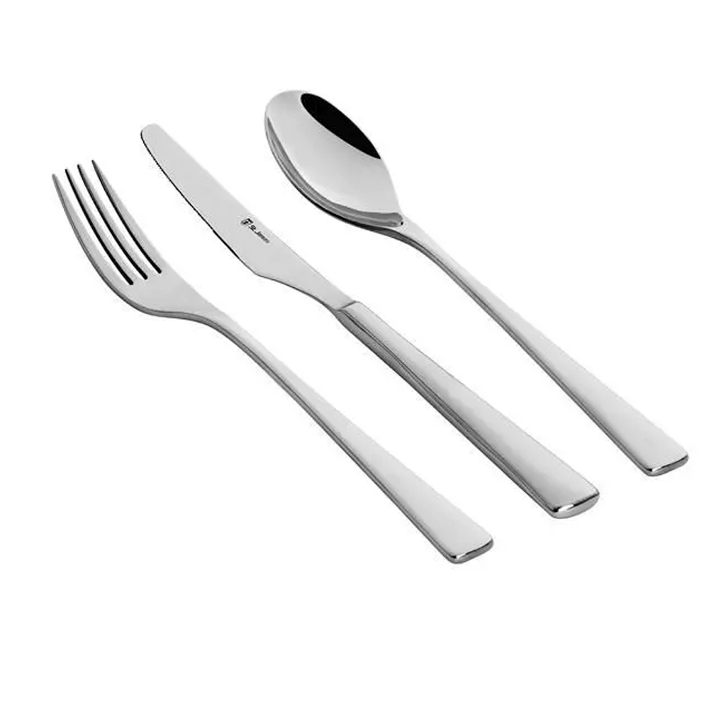 FAQUEIRO NEW SILHOUETTE DE AÇO INOX 130PÇS ST. JAMES