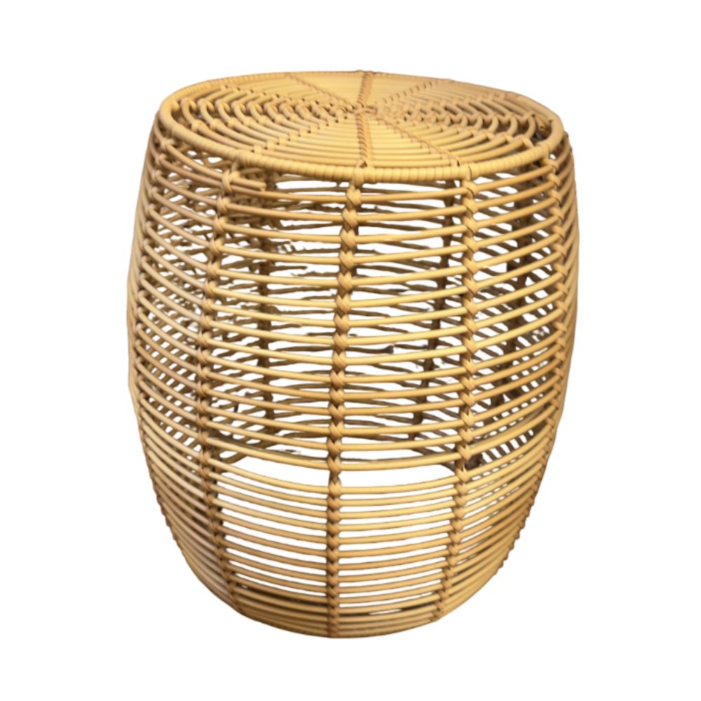 CESTO VAZADO DE RATTAN 47X39CM