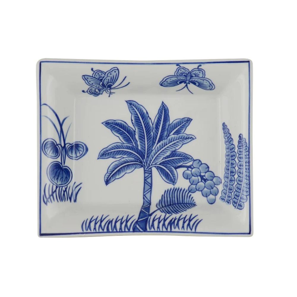 CINZEIRO PALMIER JUNGLE DE CERÂMICA 20X16CM