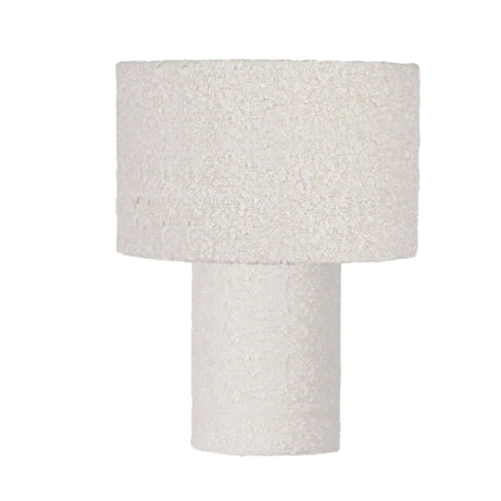 LUMINARIA BOUCLETTE DE TECIDO 48CM