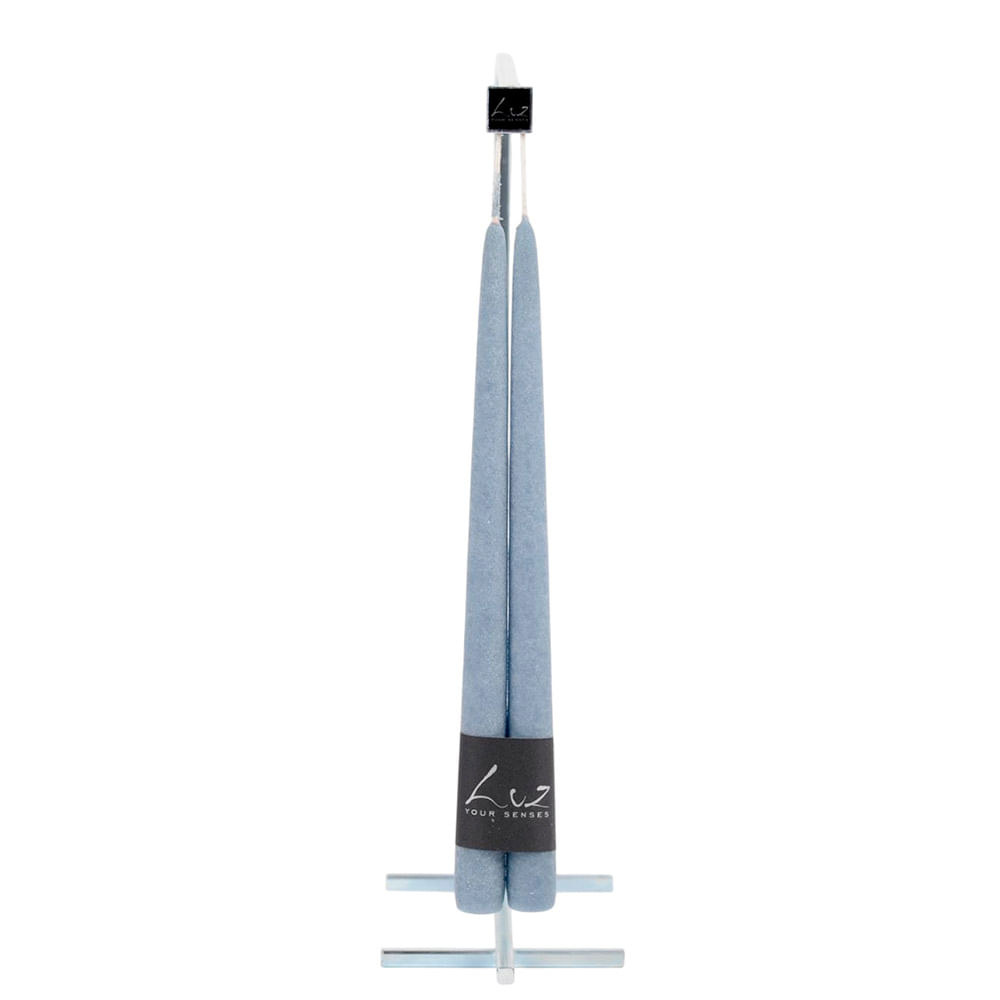 VELA OCEAN BLUE LUZ YOUR SENSES 30CM COM 2