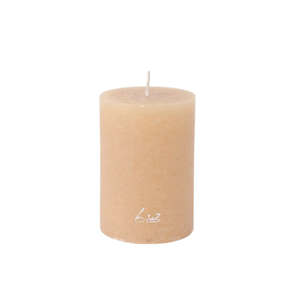VELA CILINDRICA LATTE LUZ YOUR SENSES 10CM