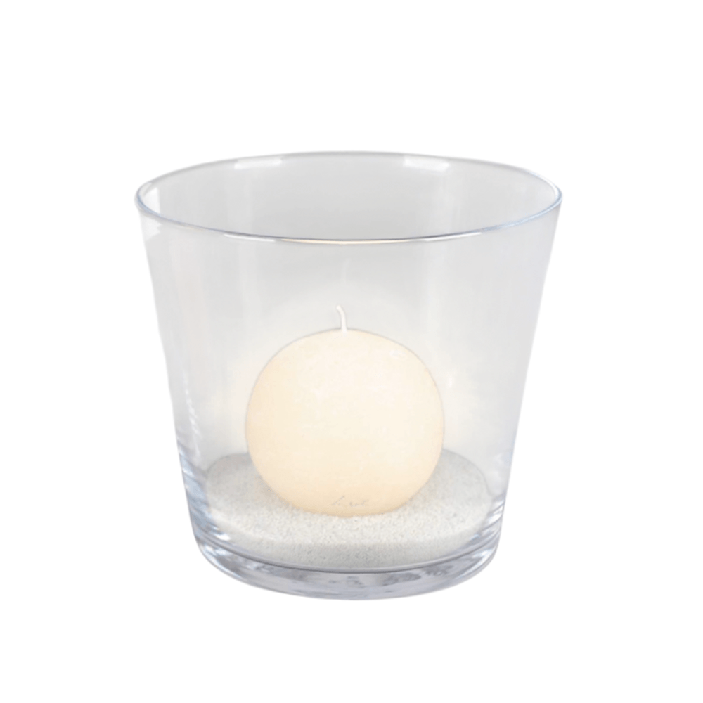 VASO CÔNICO DE VIDRO 21CM