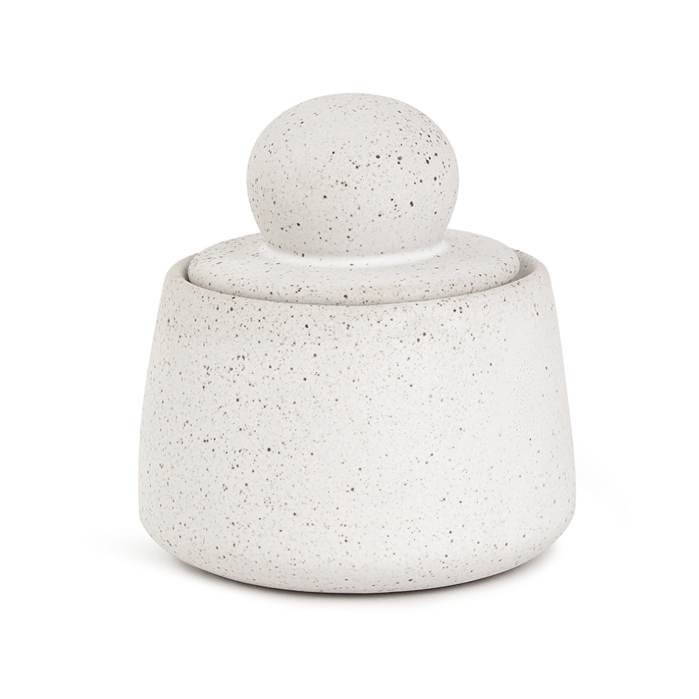 CAIXA REDONDA OFF COM TAMPA DE CERAMICA 13CM