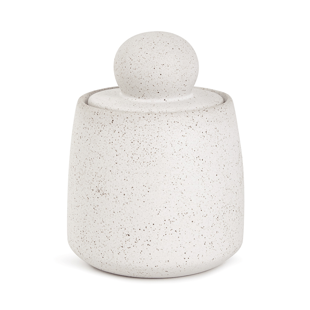 CAIXA REDONDA OFF COM TAMPA DE CERAMICA 20CM