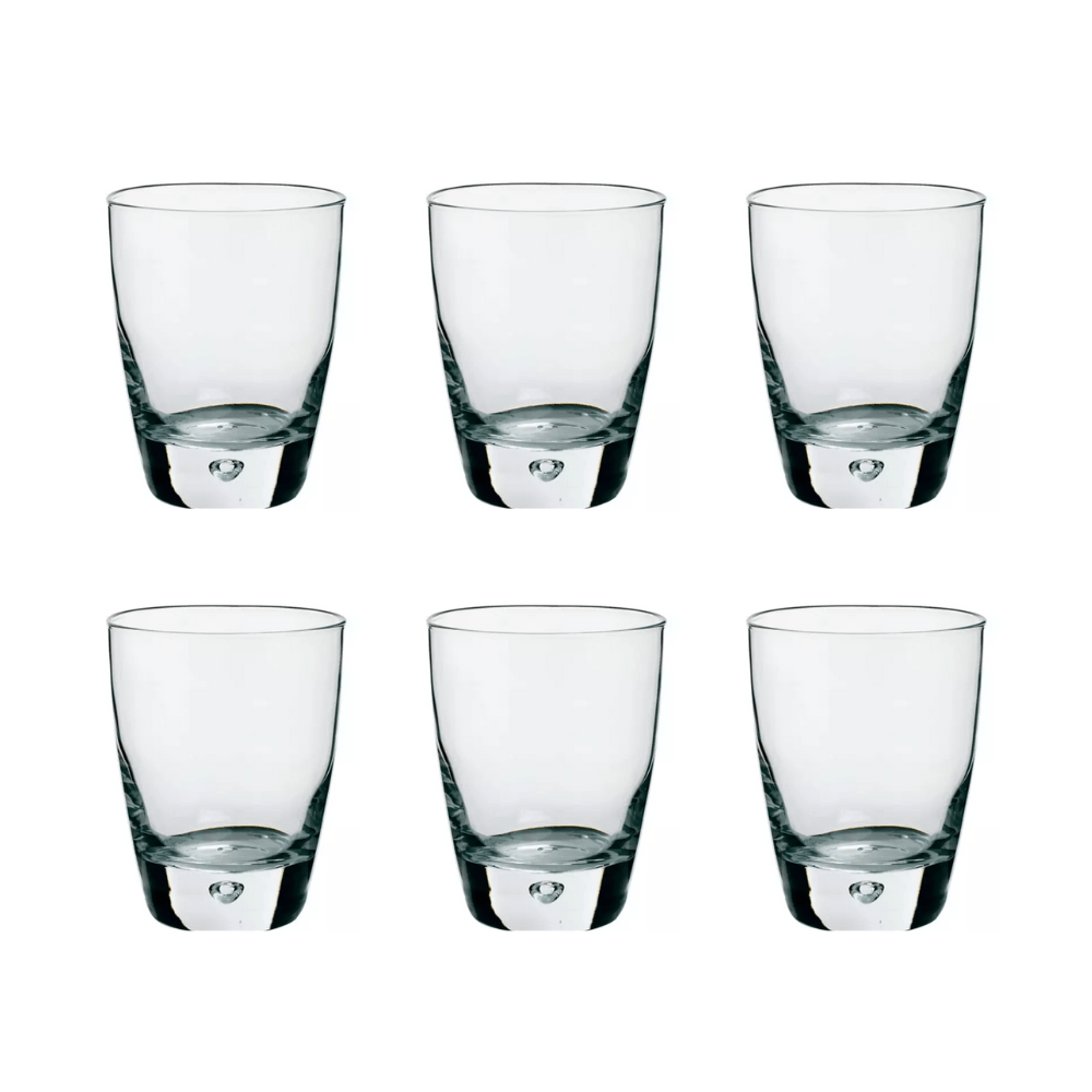 COPO DE WHISKY LUNA 350ML COM 6