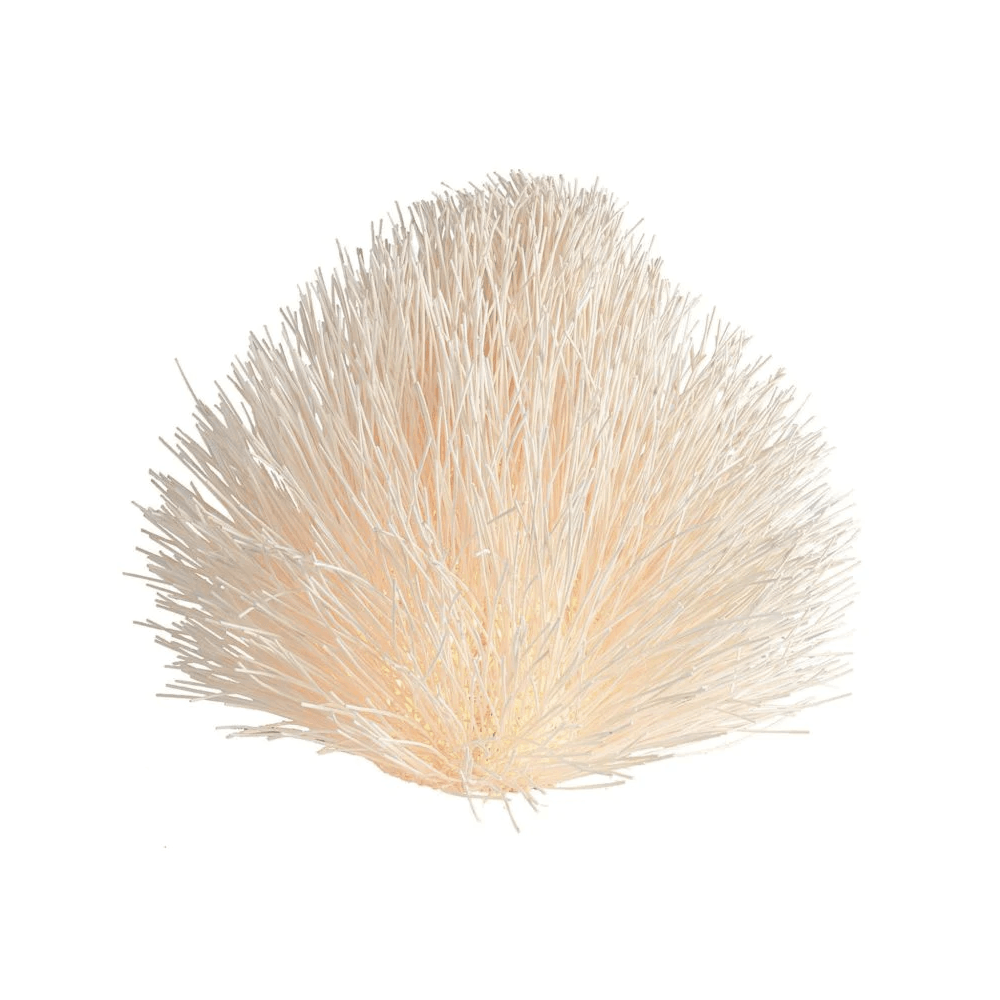 LUMINÁRIA OURIÇO BLANC DE MADEIRA 50CM