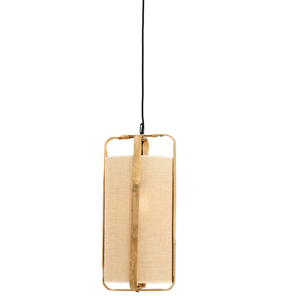 LUMINÁRIA PENDENTE SENDAI DE BAMBU 60CM