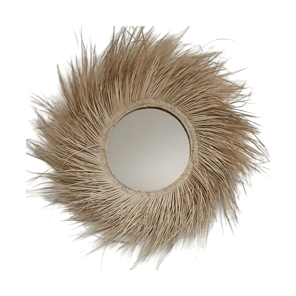 ESPELHO FEUILLE PALMIER DE FIBRA NATURAL 100CM