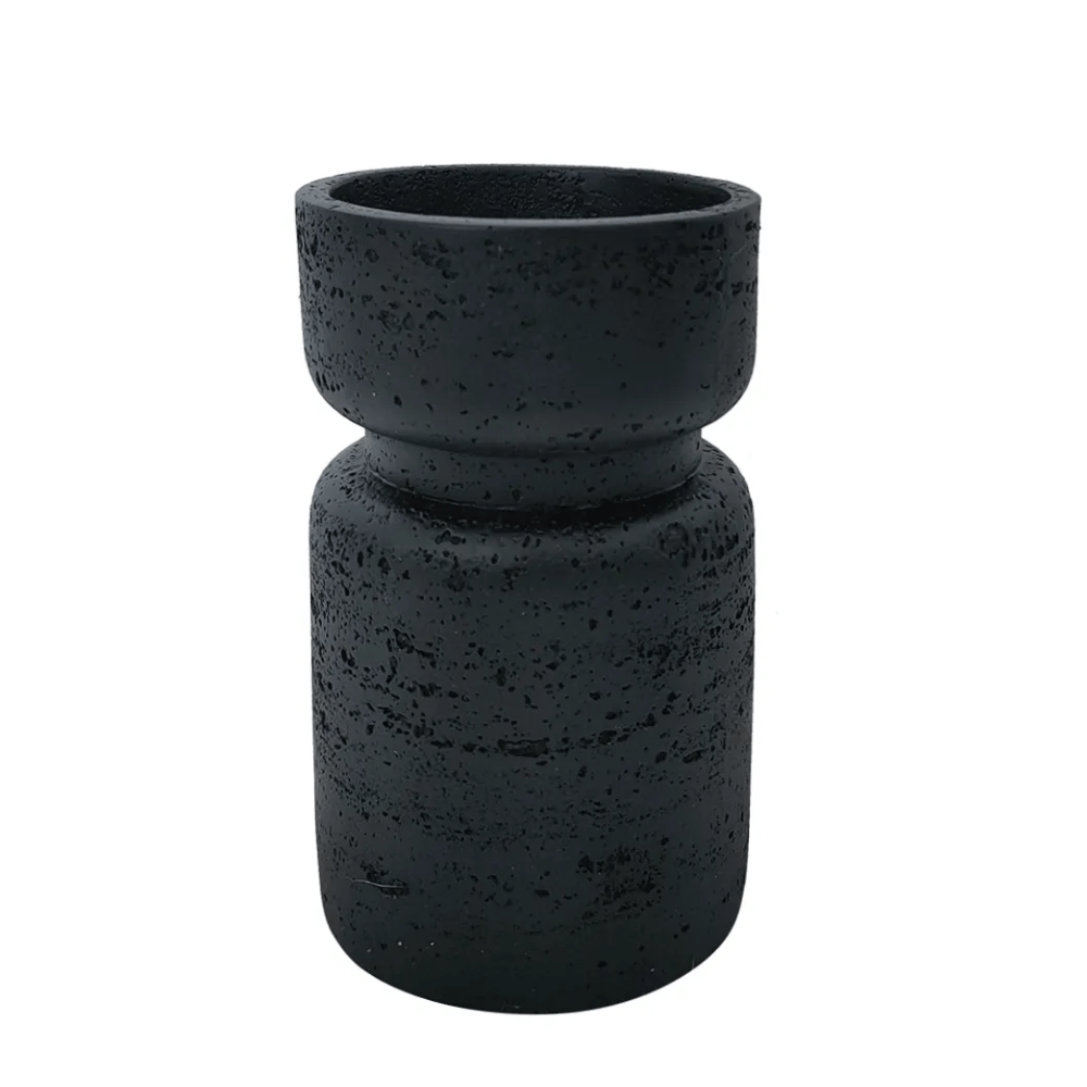 CASTIÇAL RAIZES DE RESINA 15CM