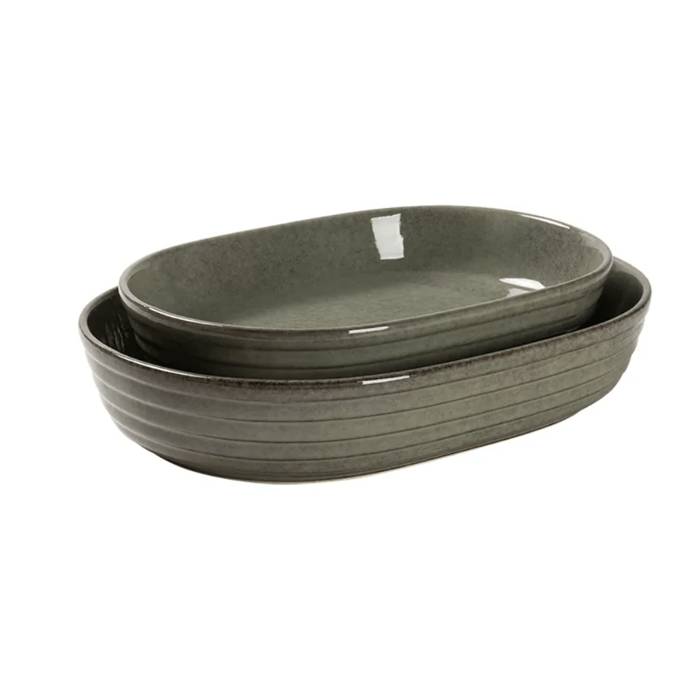 TRAVESSA SINGULAR OVAL DE CERÂMICA 36X26CM