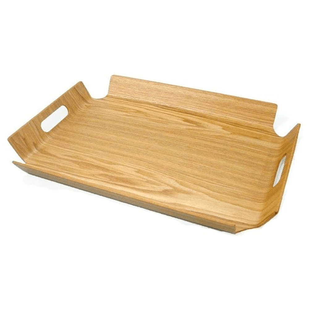 BANDEJA DECORATIVA ABAS DE MADEIRA 44X34CM