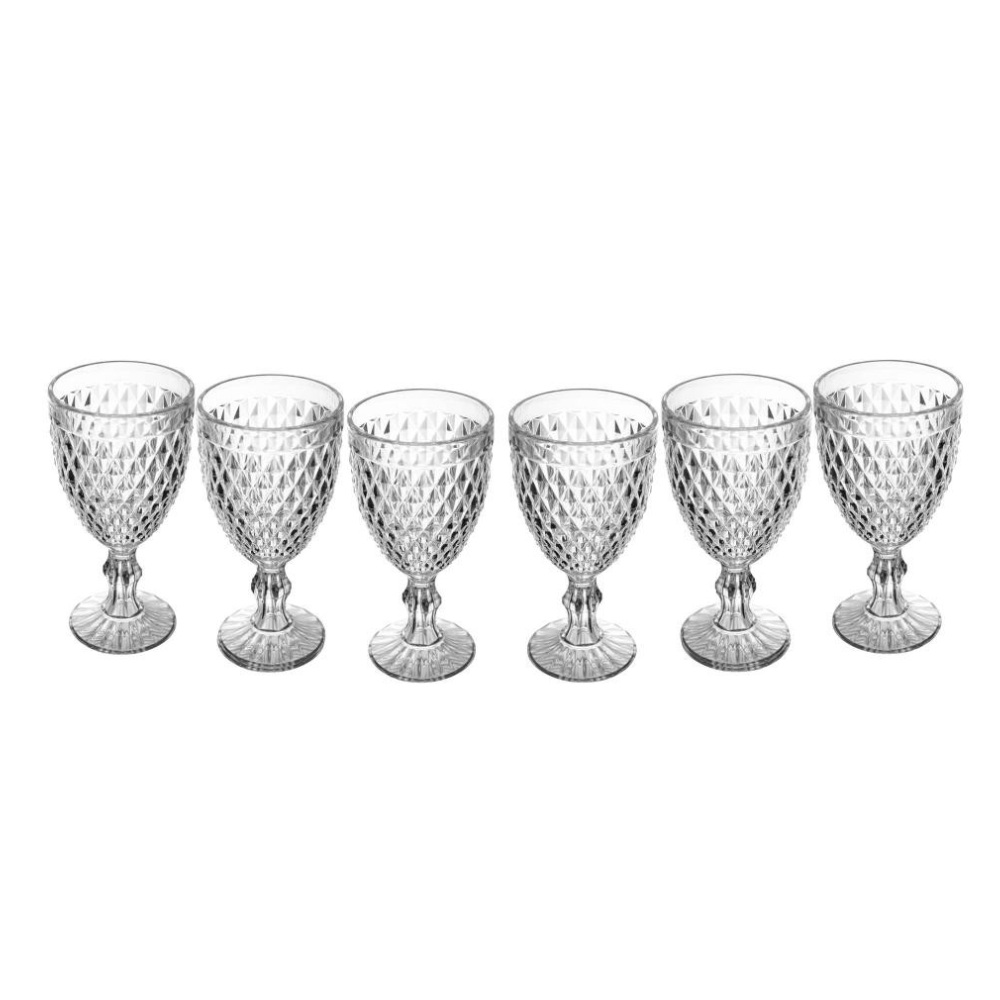 TAÇA BICO DE ABACAXI DE ACRÍLICO 330ML COM 6