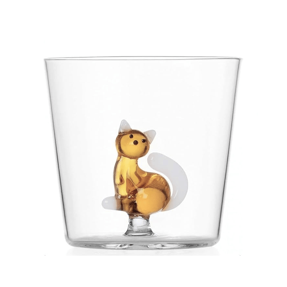 COPO GATINHO DE VIDRO 400ML UN