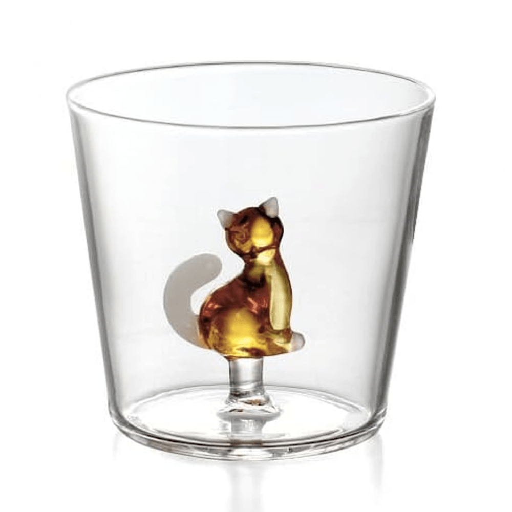 COPO GATINHO DE VIDRO 400ML UN