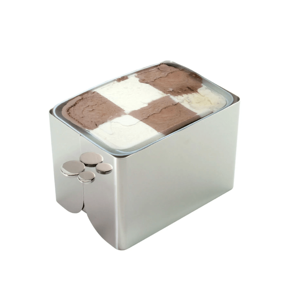 PORTA SORVETE RIVIERA DE PRATA 23CM RIVA