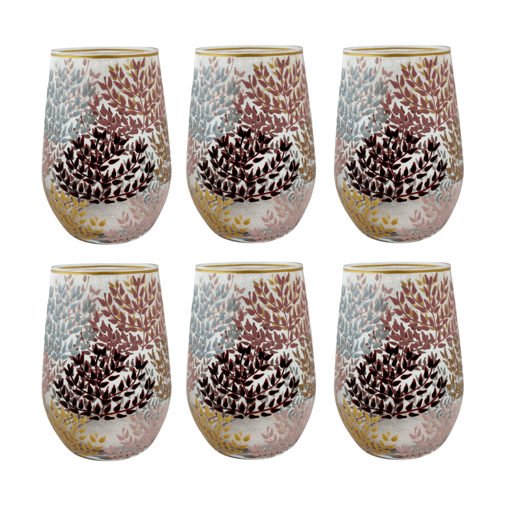 COPO DUBAI PLATANOS DE VIDRO 480ML COM 6