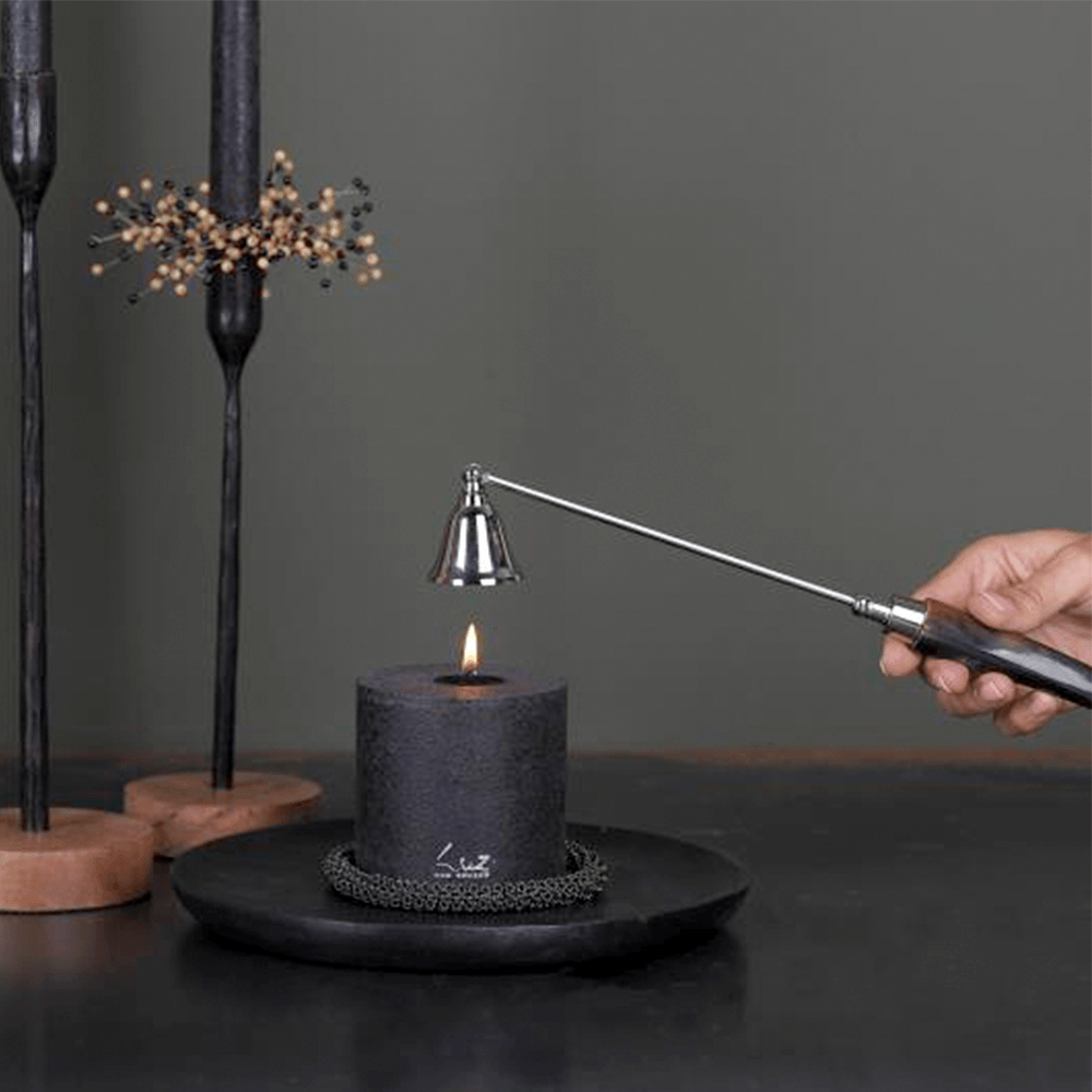 APAGADOR DE VELA CHIFRE DE METAL 30CM