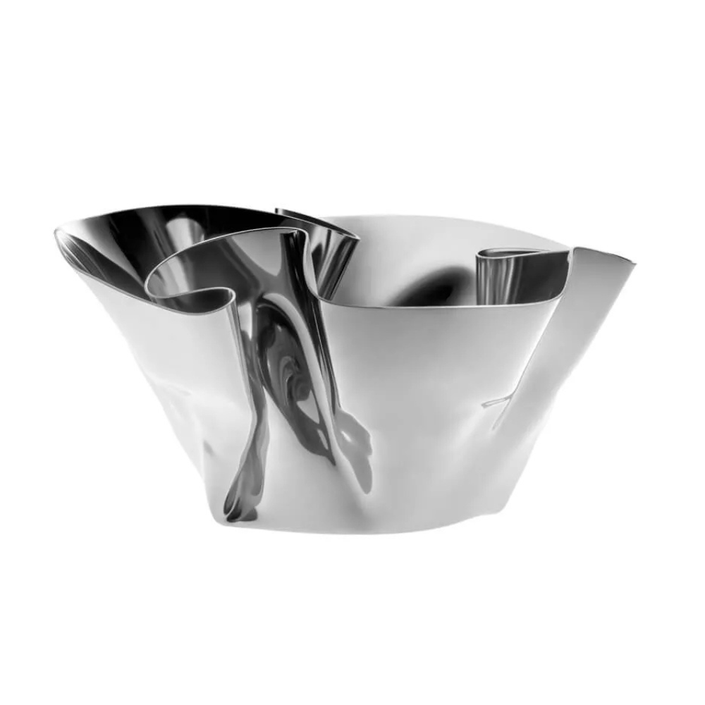 CACHEPOT FIORI DE AÇO INOX 49CM RIVA