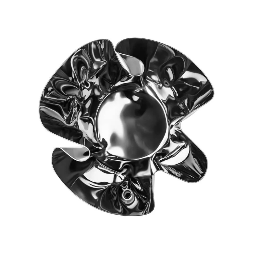 CACHEPOT FIORI DE AÇO INOX 49CM RIVA