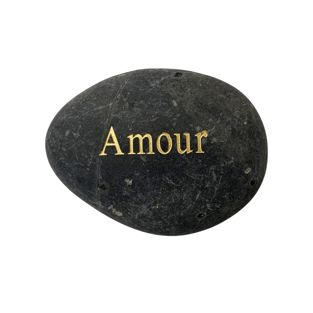 PEDRA DECORATIVA AMOUR 6CM